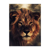 wall art lion fur copper