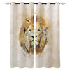 curtain lion sandy fur