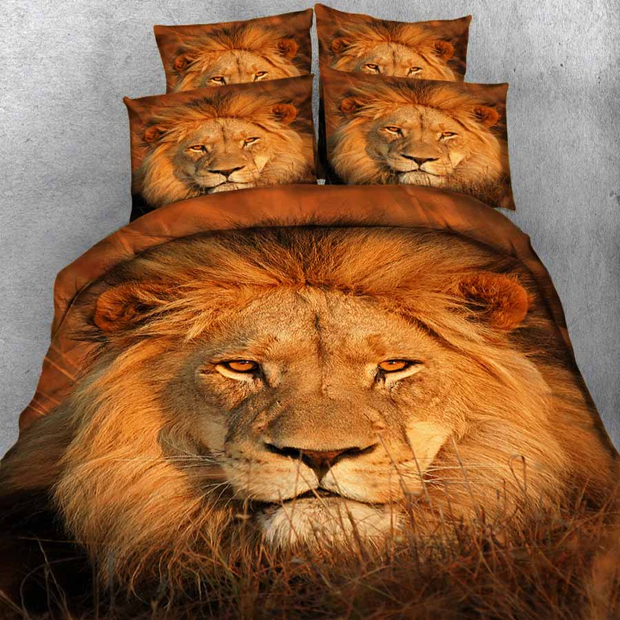 bedding lion wild state