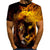 Shirt lion flaming fur