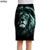 skirt lion fur energizing green couelur with red eyes on black background