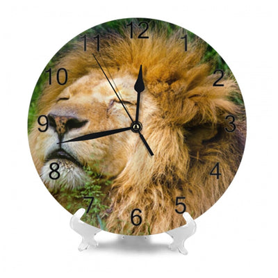 clock lion for living room