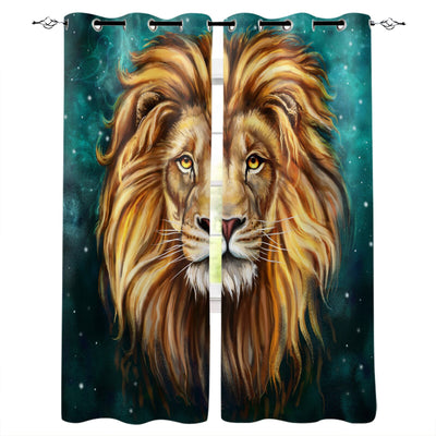 curtain lion hawai style