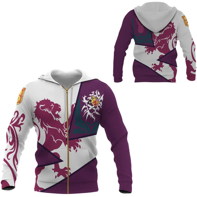 Jacket lion pride beastly pink and white color