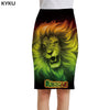 Skirt lion of colorful fur and reggae style