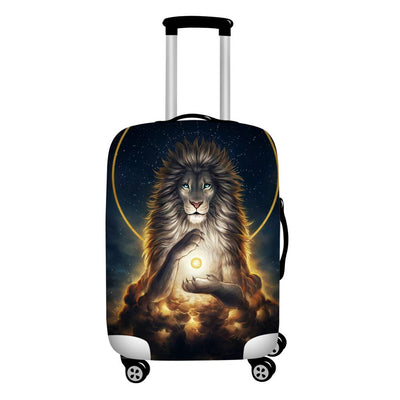 suitcase cover lion celestial spirit