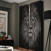 curtain lion king of the animals