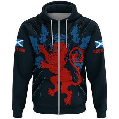 lion jacket with "Scotland" designation