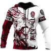White and red lion jacket