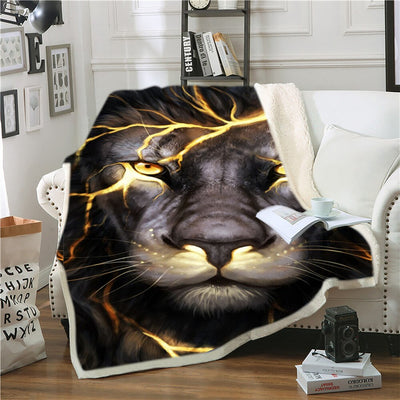 blanket lion lightning
