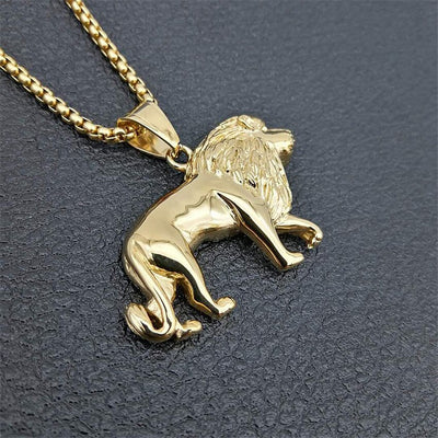 Lion Necklace (STEEL)
