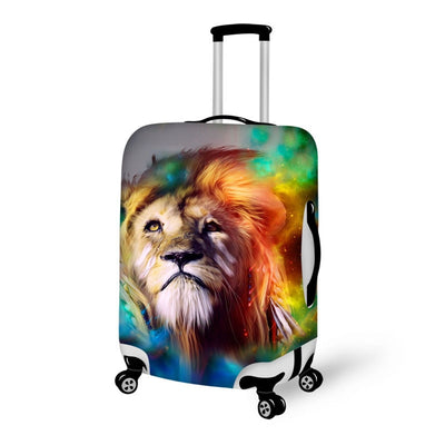 suitcase cover sparkling lion