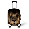 suitcase cover lion's head lion rabid