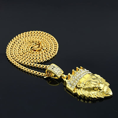 Governor lion head necklace