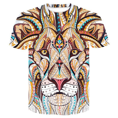 Shirt lion mystic pattern