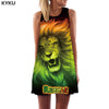 dress of lion head in the color of Jamaica