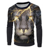 electrifying lion sweatshirt