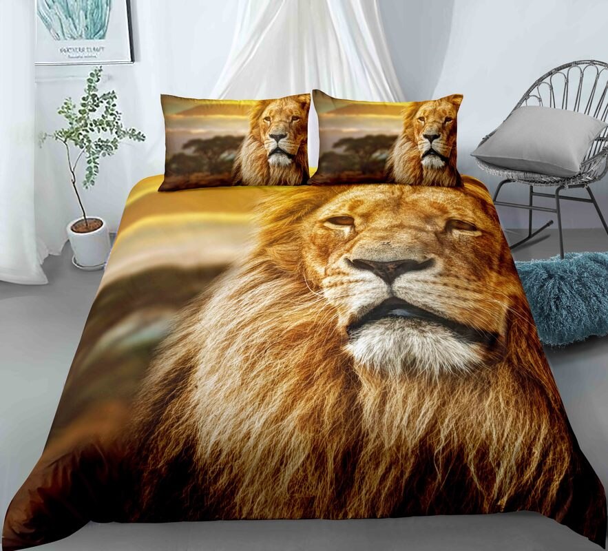 bedding lion savannah