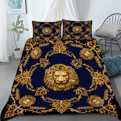 bedding lion luxury wild
