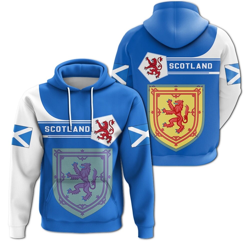 Jacket lion in the color of Scotland